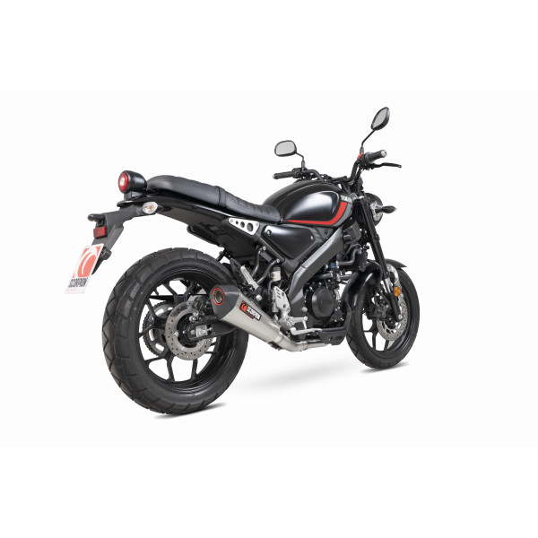 Scorpion Exhaust Yamaha XSR-125 2021 - 2023 Serket Taper Full System Titanium Sleeve